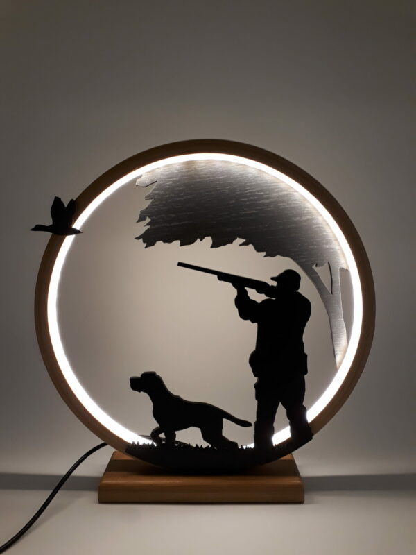 Lampe chasseur cercle – Image 2