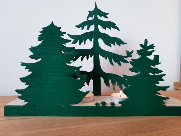 Centre de table Sapins double – Image 2